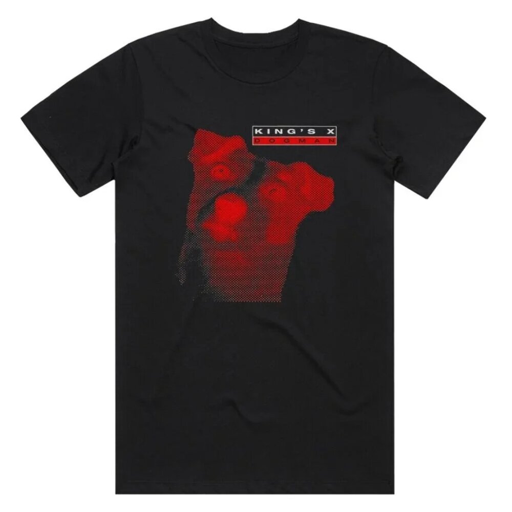 Kings X Dogman 1 Album Cover Graphic Band T-Shirt Vintage Rock Tee 98
